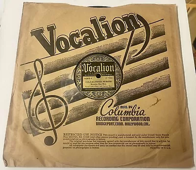 Bumble Bee Slim 78 Cold Blooded Murder/Sail On Little Girl #2 VOCALION  VG+ HEAR • $45