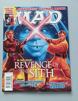 Mad Magazine #454 Star Wars Revenge Of The Sith Batman Begins June 2005 • $5.33