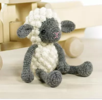 Crochet Pattern Copy Sweet Small Sheep / Lamb Amigurumi DK 8 Inches Inc Ears 15 • £3.59