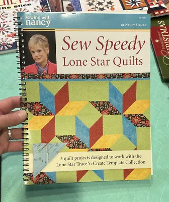 $15 • Buy Sew Speedy Lone Star Quilts Sewing With Nancy Zieman Spiral Bound 2013