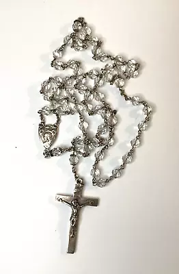 Sterling Silver Vintage Rosary Prayer Beads 77 • $39.99