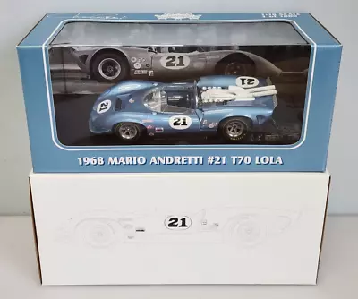 GMP 1968 Mario Andretti #21 T70 Lola 12006M 1:18 Diecast Limited #588 Of 1000 • $249.95