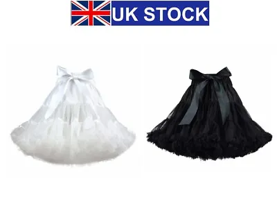 £19.99 • Buy Women Petticoat Lolita Tutu Skirt Vintage Crinoline Underskirt Rockabilly ES