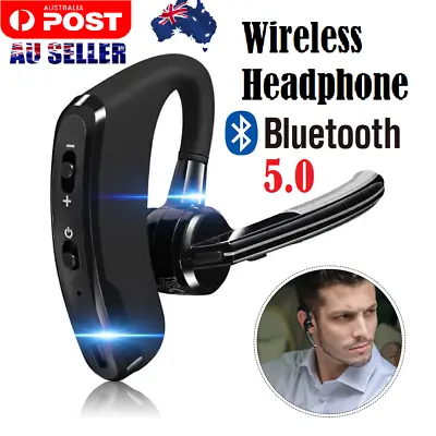 $19.99 • Buy Bluetooth Wireless Headphones With Mic Business Driver Portable Earphone Headset
