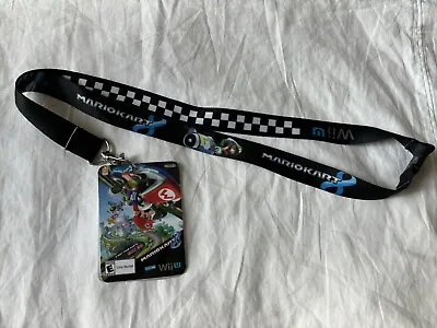 Rare Mario Kart 8 Nintendo Wii U Promo Lanyard / Keyholder With Cards 17” • $39.99