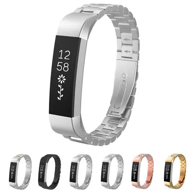 StrapsCo Stainless Steel Watch Band Strap With Spring Pin For Fitbit Alta • $68.37