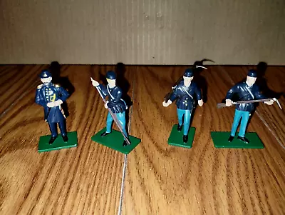 Blue Box Civil War Union Lot Of 4 Diecast 2.5  Figures. • $12.99