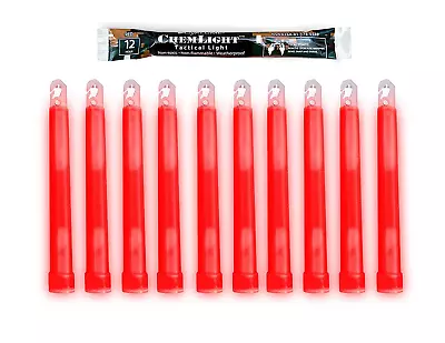 Cyalume Military Grade Red Glow Sticks - Premium Bright 6” ChemLight  • $51.48