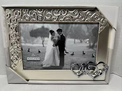 MALDEN  I Do  Wedding Photo/Picture Frame 4x6 - NEW - No UPC • $18