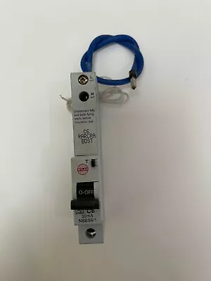 £14.89 • Buy WYLEX 6 AMP RCBO C TYPE NH TYPE 30ma 6ka 230v DIN RAIL MOUNT 40°C NSBS6/1 (W30)