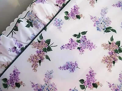 Vintage Cannon  Full Size 4 Piece Sheet Set In Floral Design  • $25