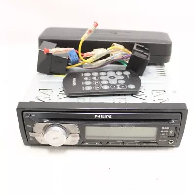 PHILIPS DAB/DAB+ Car Audio System CD Player & MP3 Link With Remote - B75 • £9.99