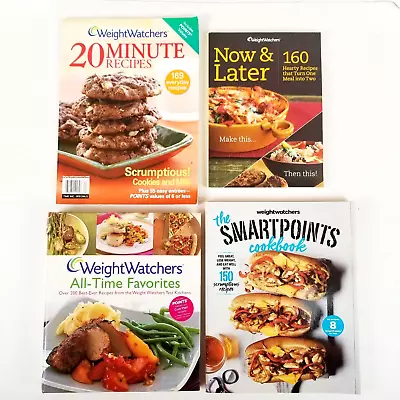 4 Weight Watchers Cookbook Lot All-Time Favorites 20 Minute Recipes SmartPoints • $12.99