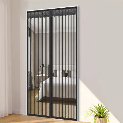 UK Magic Curtain Door Mesh Magnetic Fastening Mosquito Fly Bug Insect Net Screen • £6.51