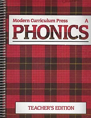 Modern Curriculum Press Phonics Program Level A Teacher's Editions • $28.73