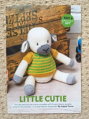 Cuddly Little Cutie Lamb Toy Knitting Pattern • £1