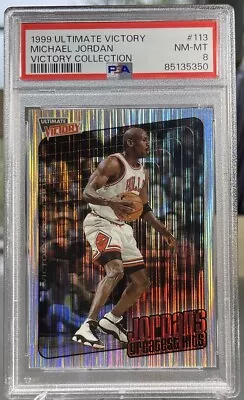 1999 Ultimate Victory #113 Michael Jordan VICTORY COLLECTION PSA 8/POP 4/ 1:1440 • $11