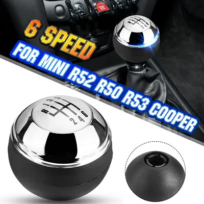 6 Speed Gear Stick Shift Knob Ball For 2001-2008 Mini Cooper S R52 R53 3 DOORS • $14.90
