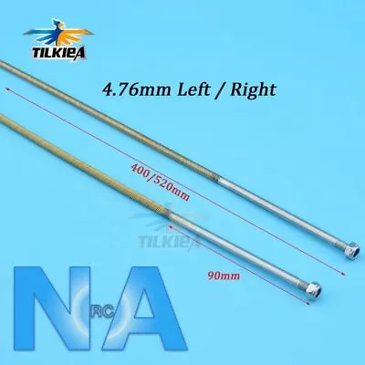3/16  4.76mm Flex Shaft Flexible Flexi LH RH 520mm RC Boat Electric Nitro Petrol • £23.49