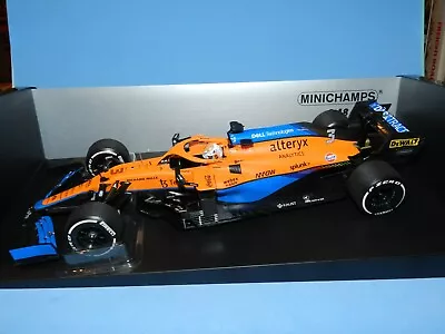 Minichamps 1/18 McLaren F1 Team MCL35M Daniel Ricciardo Winner Italian GP 2021 • $295