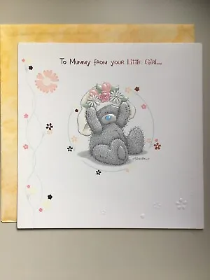 £0.99 • Buy Me To You Tatty Teddy  Mummy From Little Girl  Mother's Day Card  ONLY 99p