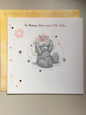 £0.99 • Buy Me To You Tatty Teddy  Mummy From Little Girl  Mother's Day Card  ONLY 99p