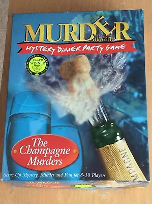 Retro Murder A La Carte Game - The Champagne Murders - For 8-10 Players - Unused • $12.45