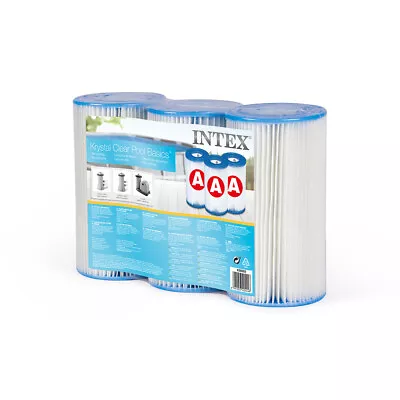 3PK Intex Replacement Filter Cartridge A Pack For Above Ground Swimming Pool • $29