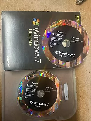 Microsoft Windows 7 Ultimate Upgrade 32 & 64 Bit DVD Retail With Product Key • $39.90