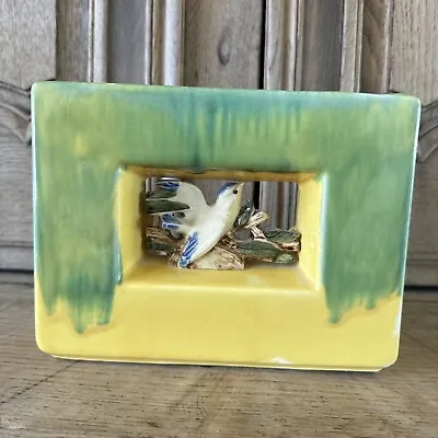 Vintage McCoy Arcature Bird Box Planter Rectangle Vase Unique Mid Century • $34.97