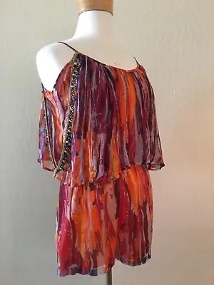 Monique Leshman Silk Romper  • $55