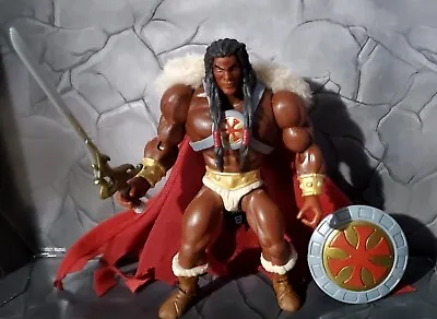 Masters Of The Universe Origins CUSTOM King Grayskull Motu Eternia He-man Figure • $115