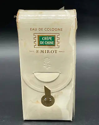 Vintage F. Millot Crepe De Chine Perfume Eau De Cologne NEW READ Paris France • $59.95
