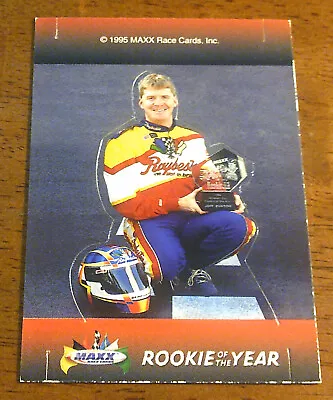 1995 Maxx Stand Ups Jeff Burton Nascar Insert Card #3 Rookie Of The Year ! • $0.20