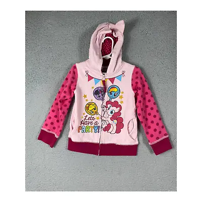My Little Pony Let's Have A Party Zip Up Jacket Size 4T • $13.99