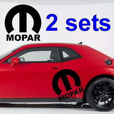 Mopar Chrysler Vinyl Decals Mopar Performance USA Racing Decals R And L Side • $42.45