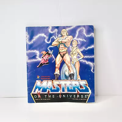 💥 1983 Masters Of The Universe He-man Sticker Album MOTU By Panini W/ Stickers • $19.88