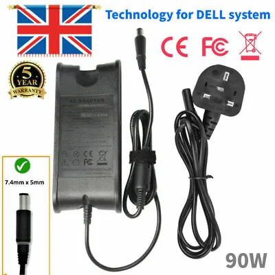 £10.49 • Buy 90W AC Adapter Charger Power Supply For Dell Latitude Inspiron Precision PA-3E