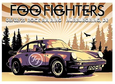 Foo Fighters Delaware Concert Poster Signed By Scott James Limited 1500 • $35