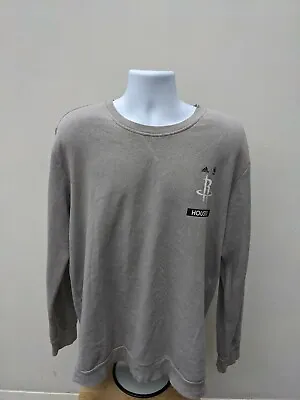 £12 • Buy NBA Adidas Jumper/Sweatshirt Houston Rockets Grey, Soft, XL