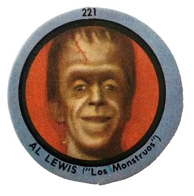 1968 The Munsters Al Lewis Error Card Vtg Gauchitas Argentina Frankenstein #221 • $60