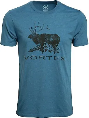 Vortex Optics Elk Mountain T-Shirts Color Steel Blue Heather Different Sizes • $19.99