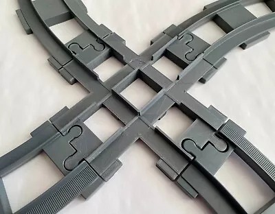 Lego Duplo Train Track Crossing/Crossover 90 Degree Junction Gray • $26.96