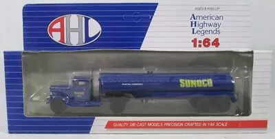 AHL L53303 1:64 Die-Cast  Sunoco Oil Tanker  Tractor Trailer • $16.99