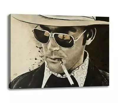 $37.14 • Buy HUNTER S. THOMPSON BB1 CANVAS Wall Art Poster Photo Print 30x20 CANVAS