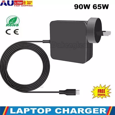 90W Universal USB-C Type-C PD Adapter Laptop Charger AC 45W 65W Power Supply • $20.89