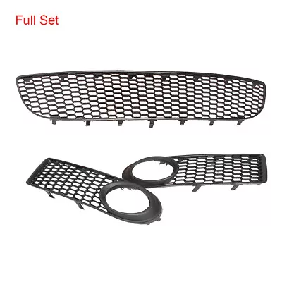 Front Grills Bumper Fog Lights Cover Lamp Frame Trim For VW Beetle Cabrio 06-10 • $91.99