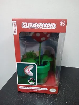 Paladone Nintendo Super Mario 8.5  Piranha Plant Posable Light Lamp Nightlight • $34.99