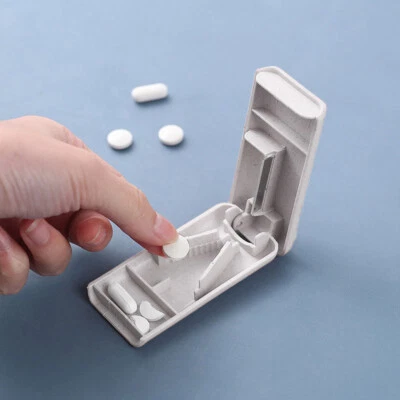 $6.98 • Buy Pill Cutter Box Storage Case Medicine Box Pill Splitter Crusher Grinder Tablet
