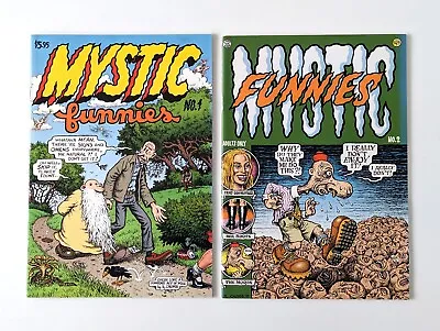 Mystic Funnies #1-2   Robert Crumb - Underground Comics 1st Print Comix 1997 • $39.99